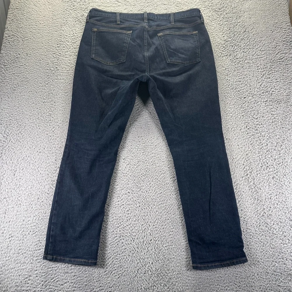 Old Navy Built-In Flex Jeans Men's 38x30‎ Blue Cotton Denim Skinny Faded Stretch